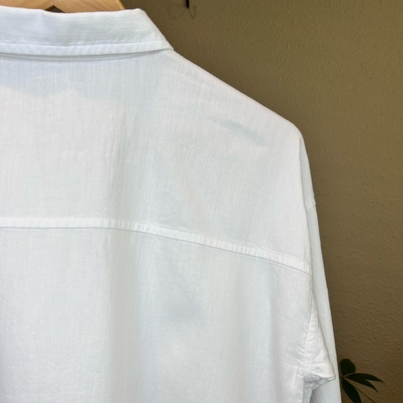 Eileen Fisher Long Sleeve Organic Cotton Button Down - Picture 6 of 7